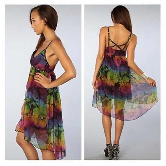 Free People Dresses & Skirts - Free people// multicolor dress size xs